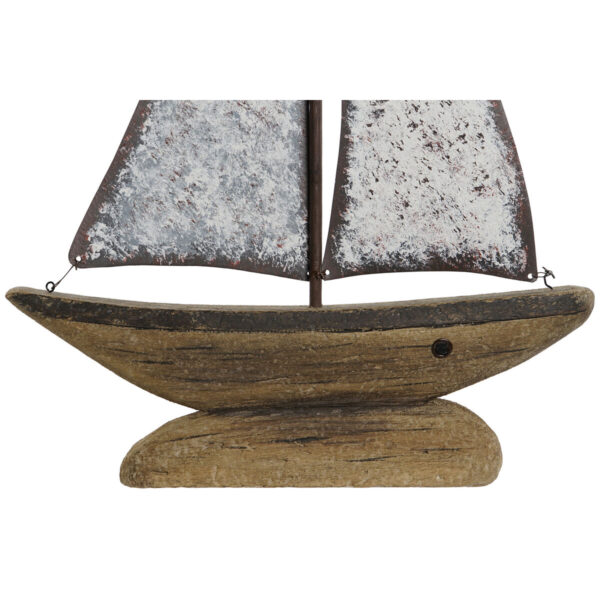 Decorative Figure Home ESPRIT White Natural Candle maker Aged finish 35,3 x 8 x 46,5 cm - Image 3