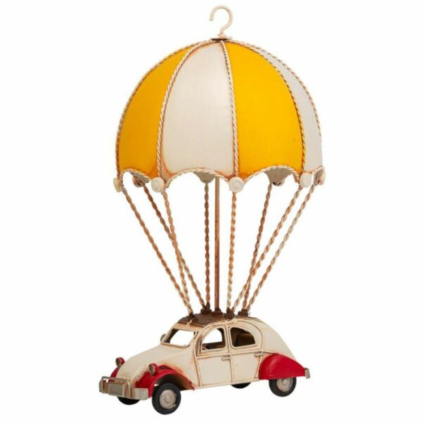 Decorative Figure Alexandra House Living Yellow Iron ABS Balloon Car Parachute 17 x 31 x 18 cm - Image 5