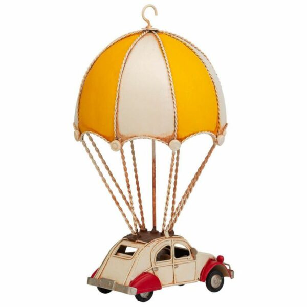 Decorative Figure Alexandra House Living Yellow Iron ABS Balloon Car Parachute 17 x 31 x 18 cm - Image 6