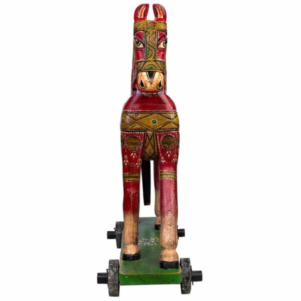 Decorative Figure Alexandra House Living Mango wood Horse 36 x 96 x 86 cm - Image 5