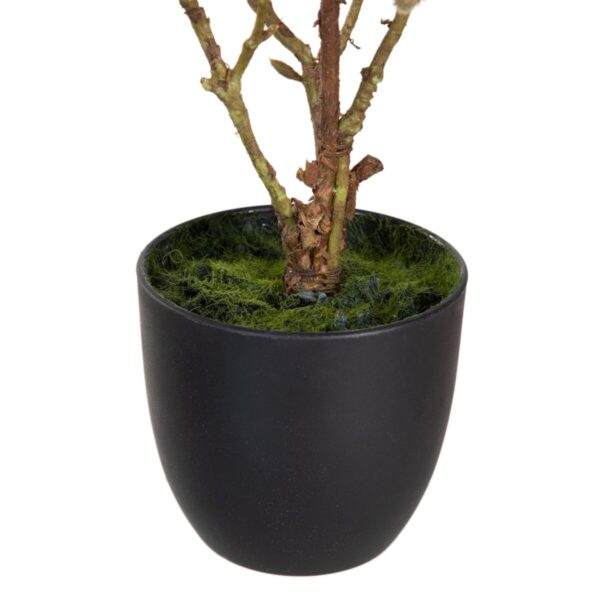 Decorative Plant Polyester Polyethylene Iron 25 x 25 x 49 cm Magnolia - Image 3