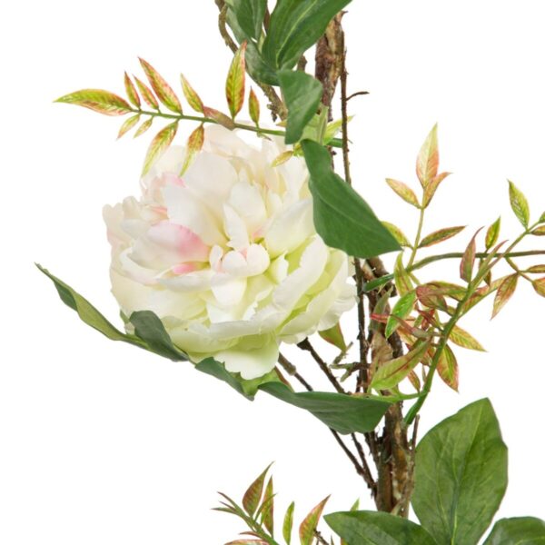 Decorative Flowers 160 x 30 x 24 cm White Peony - Image 4