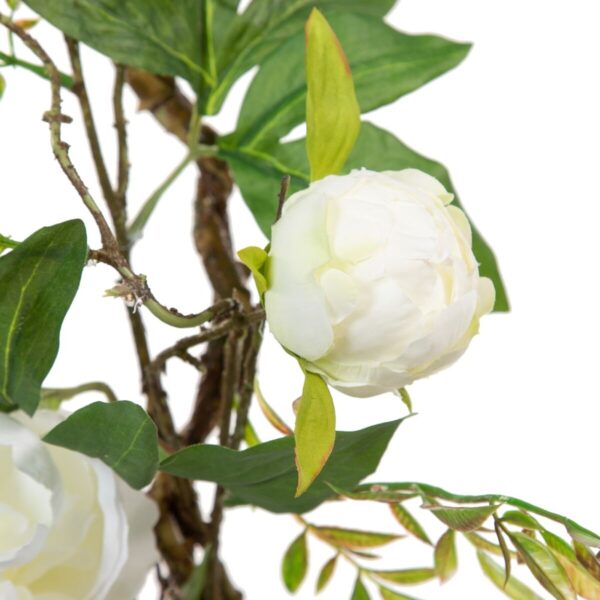 Decorative Flowers 160 x 30 x 24 cm White Peony - Image 5
