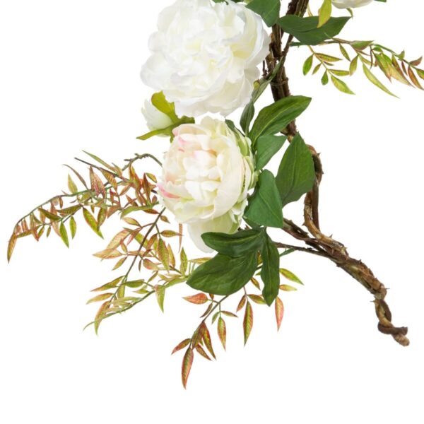 Decorative Flowers 160 x 30 x 24 cm White Peony - Image 7