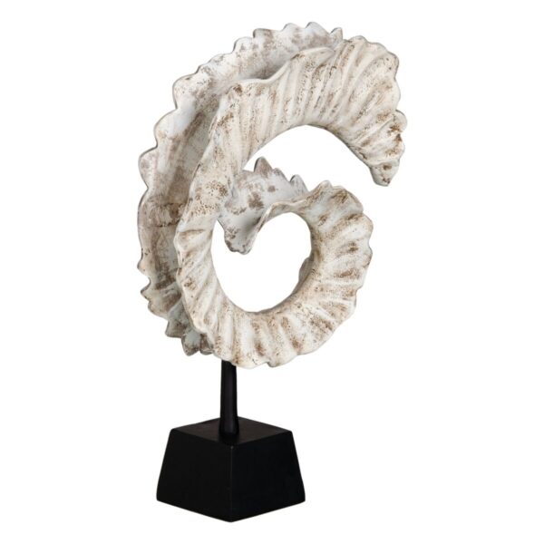 Decorative Figure White Black Aluminium 33 x 11 x 51,5 cm - Image 3