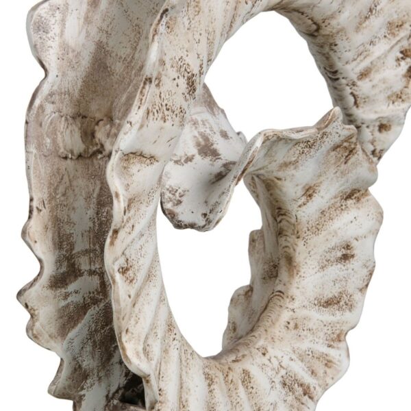 Decorative Figure White Black Aluminium 33 x 11 x 51,5 cm - Image 5