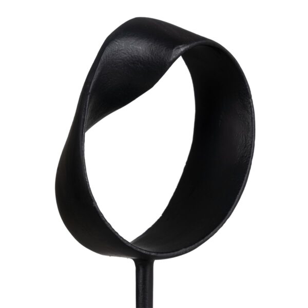Decorative Figure White Black Aluminium Marble 20 x 10 x 38 cm - Image 4