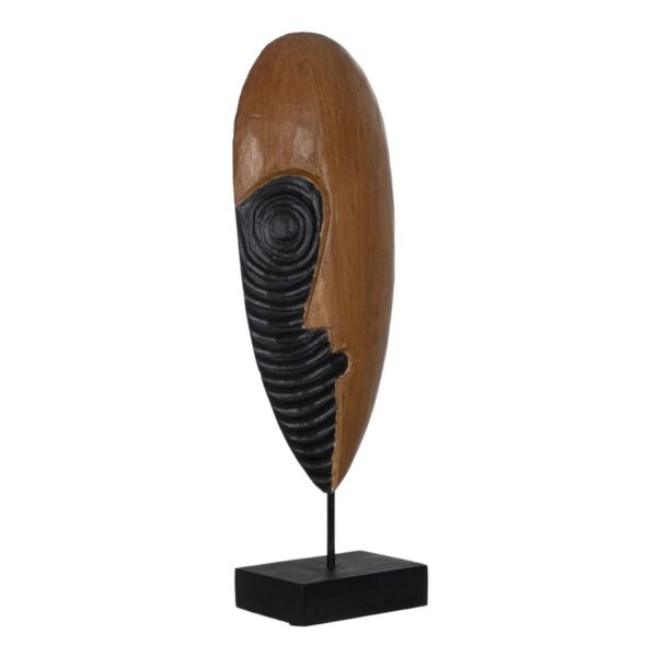 Decorative Figure Brown Mask 18 x 11 x 54 cm - Image 2