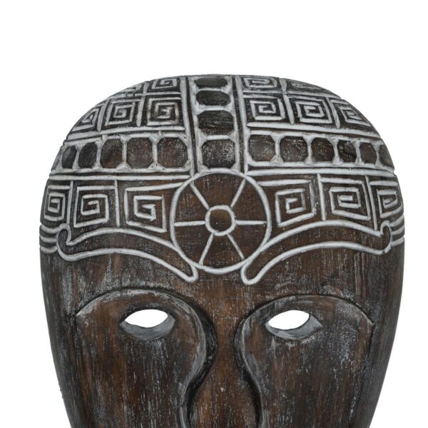 Decorative Figure Brown Mask 24 x 12 x 46 cm - Image 3