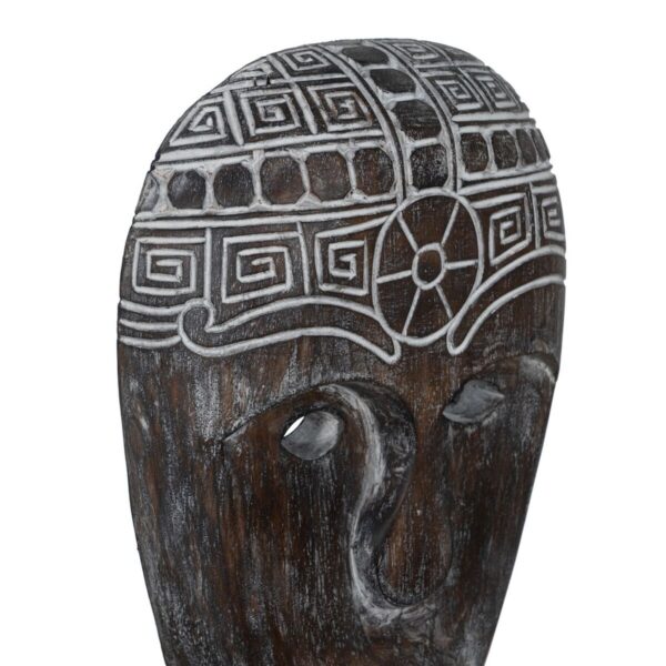 Decorative Figure Brown Mask 24 x 12 x 46 cm - Image 5