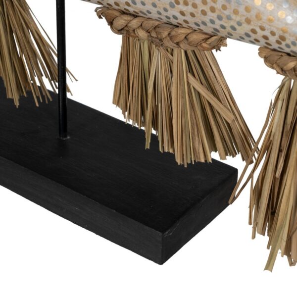 Decorative Figure White Brown Natural Fish 70 x 12 x 53 cm - Image 7
