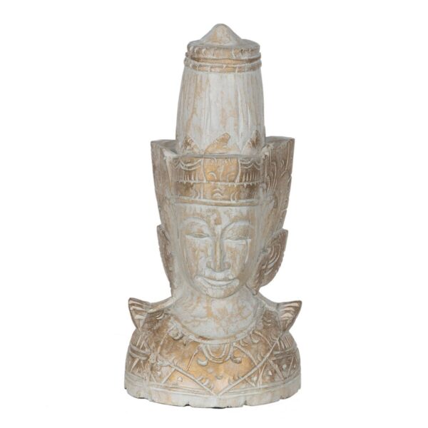 Decorative Figure White Natural Hindu 20 x 20 x 40 cm - Image 2