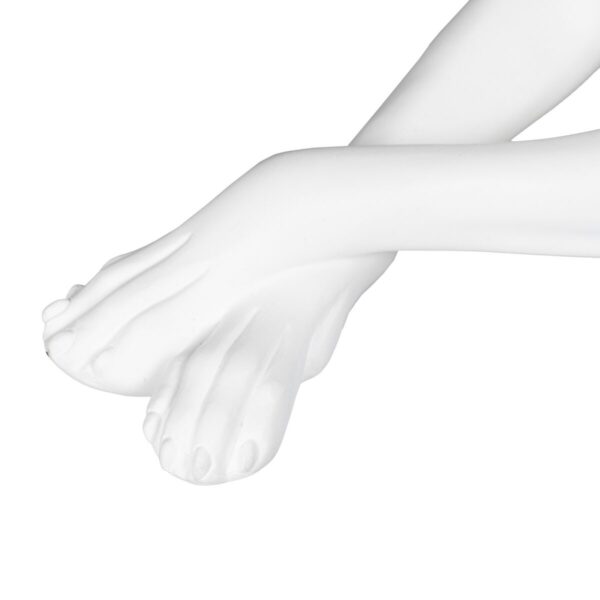 Decorative Figure White Dog 18 x 12,5 x 37 cm - Image 5