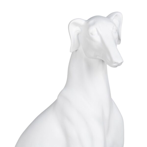 Decorative Figure White Dog 19 x 12 x 37,5 cm - Image 2