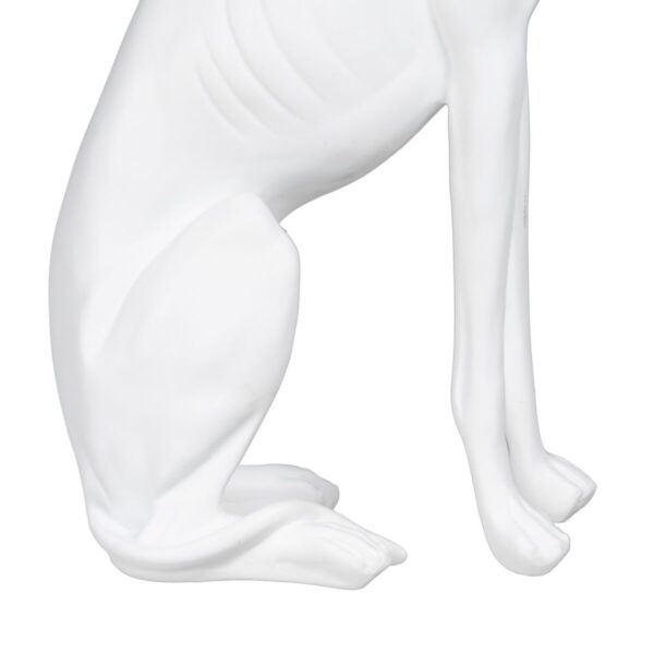 Decorative Figure White Dog 19 x 12 x 37,5 cm - Image 4