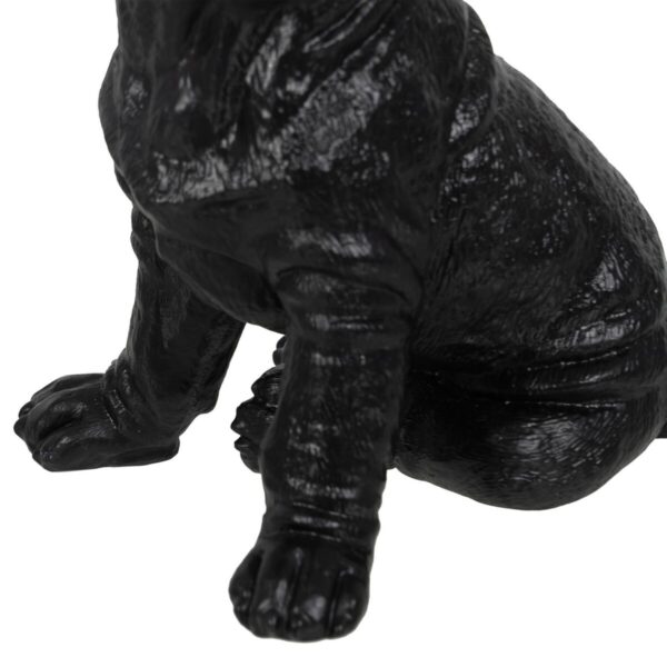 Decorative Figure Black Golden Dog 15,5 x 18,4 x 25,5 cm - Image 3