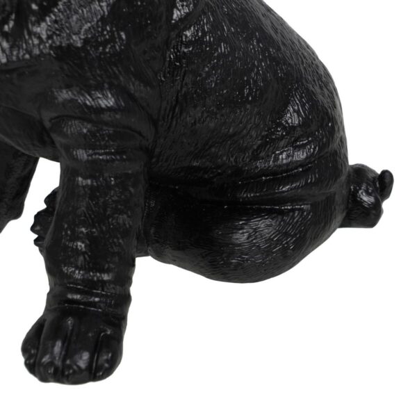 Decorative Figure Black Golden Dog 15,5 x 18,4 x 25,5 cm - Image 4