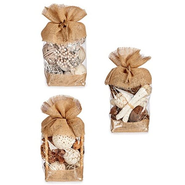 Decorative bauble White Brown 13 x 29 x 13 cm (12 Units) - Image 3