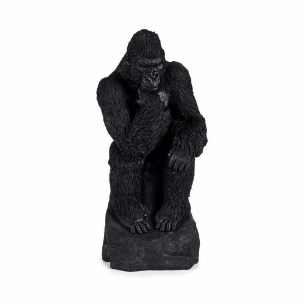 Decorative Figure Gorilla Black 20 x 45 x 20 cm (2 Units) - Image 2