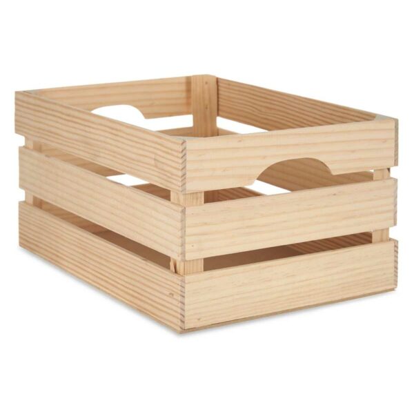 Decorative box Pine 26 x 18,3 x 36 cm (3 Units) - Image 2