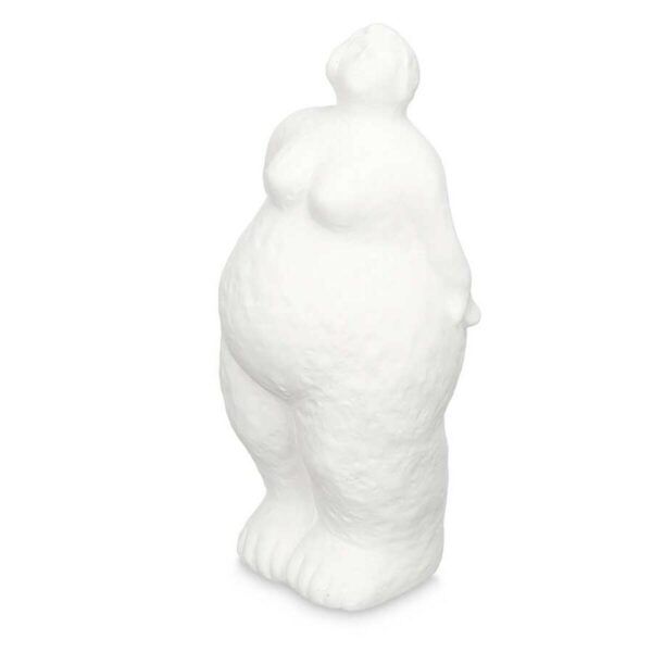 Decorative Figure White Dolomite 14 x 34 x 12 cm (6 Units) Lady Standing - Image 2